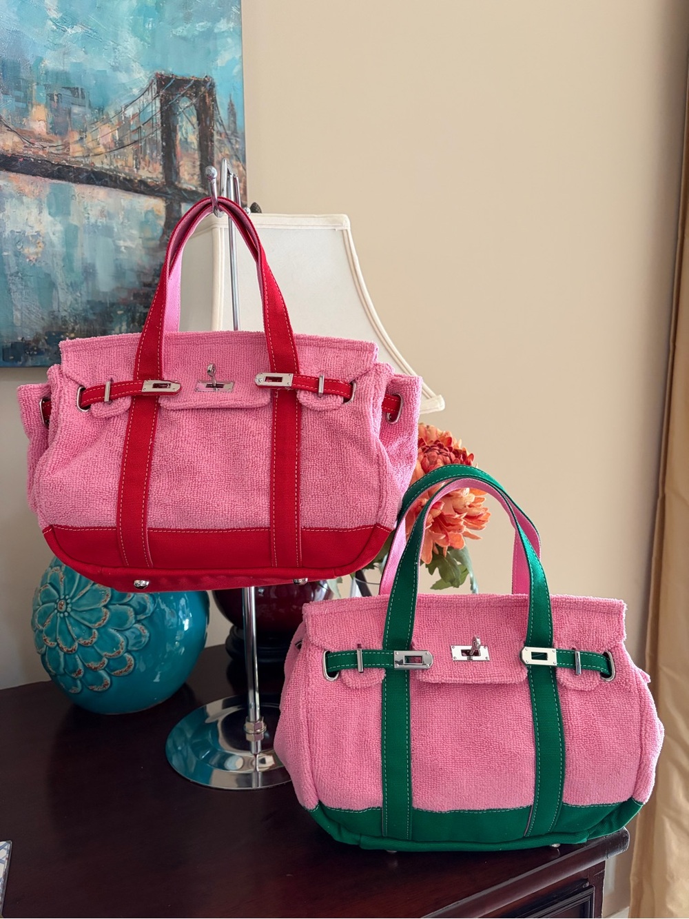 New Sunwin Terry Boatkin Tote bag choose one